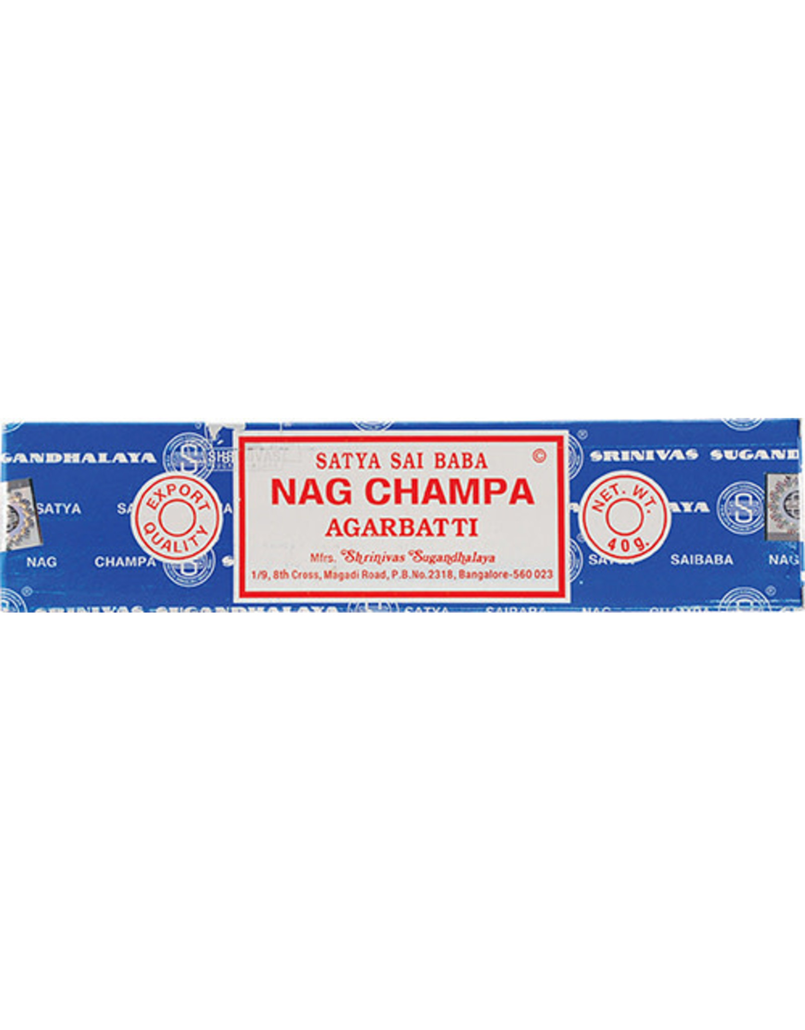 Satya Sai Baba NAG CHAMPA Incense Sticks 40g - Borosyndicate