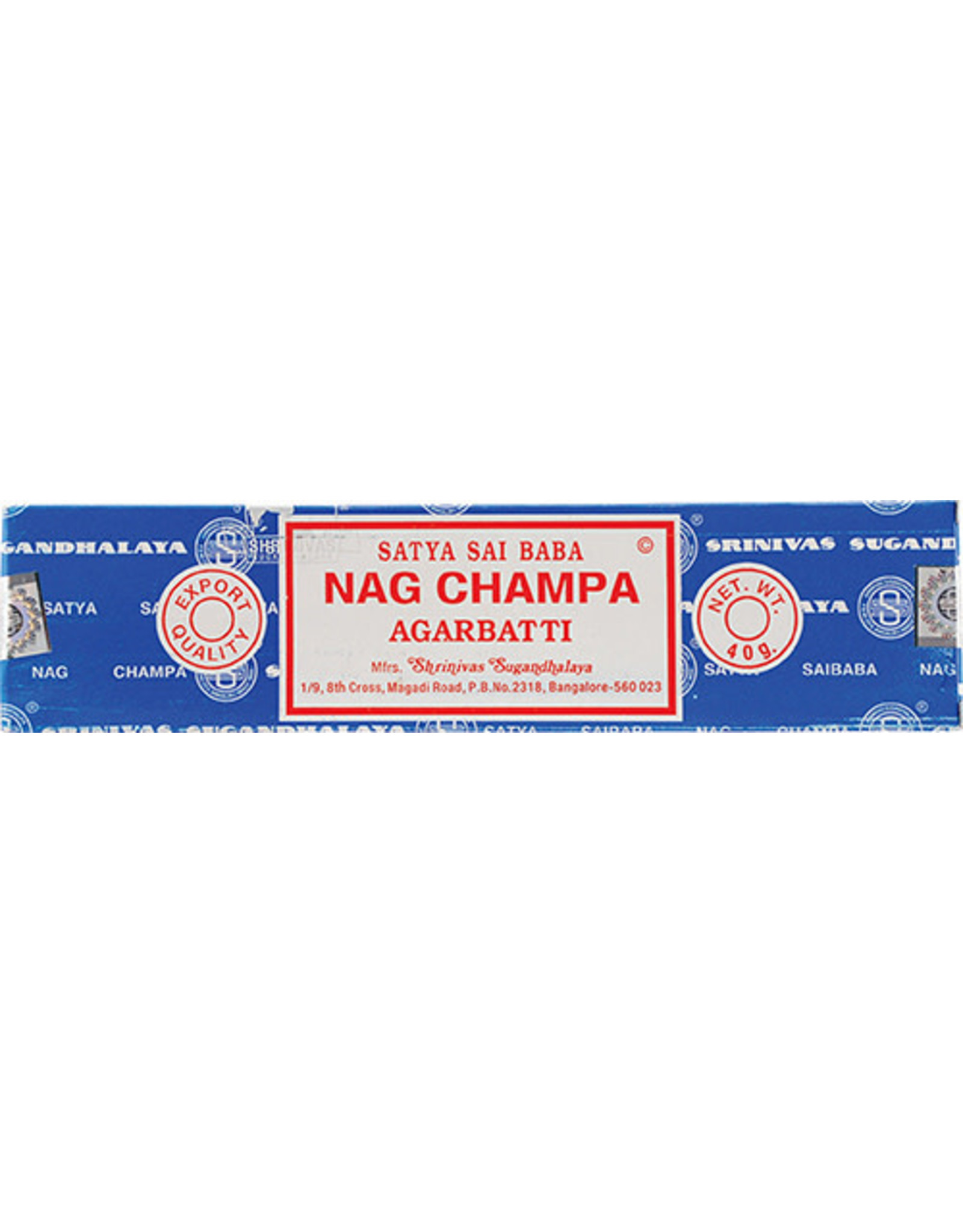Satya Sai Baba 40 Gram Satya Sai Baba NAG CHAMPA Incense Sticks