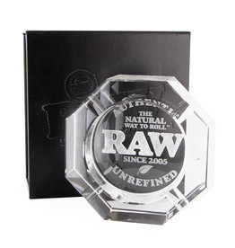 Raw Raw Solid Lead Free Crystal Ashtray