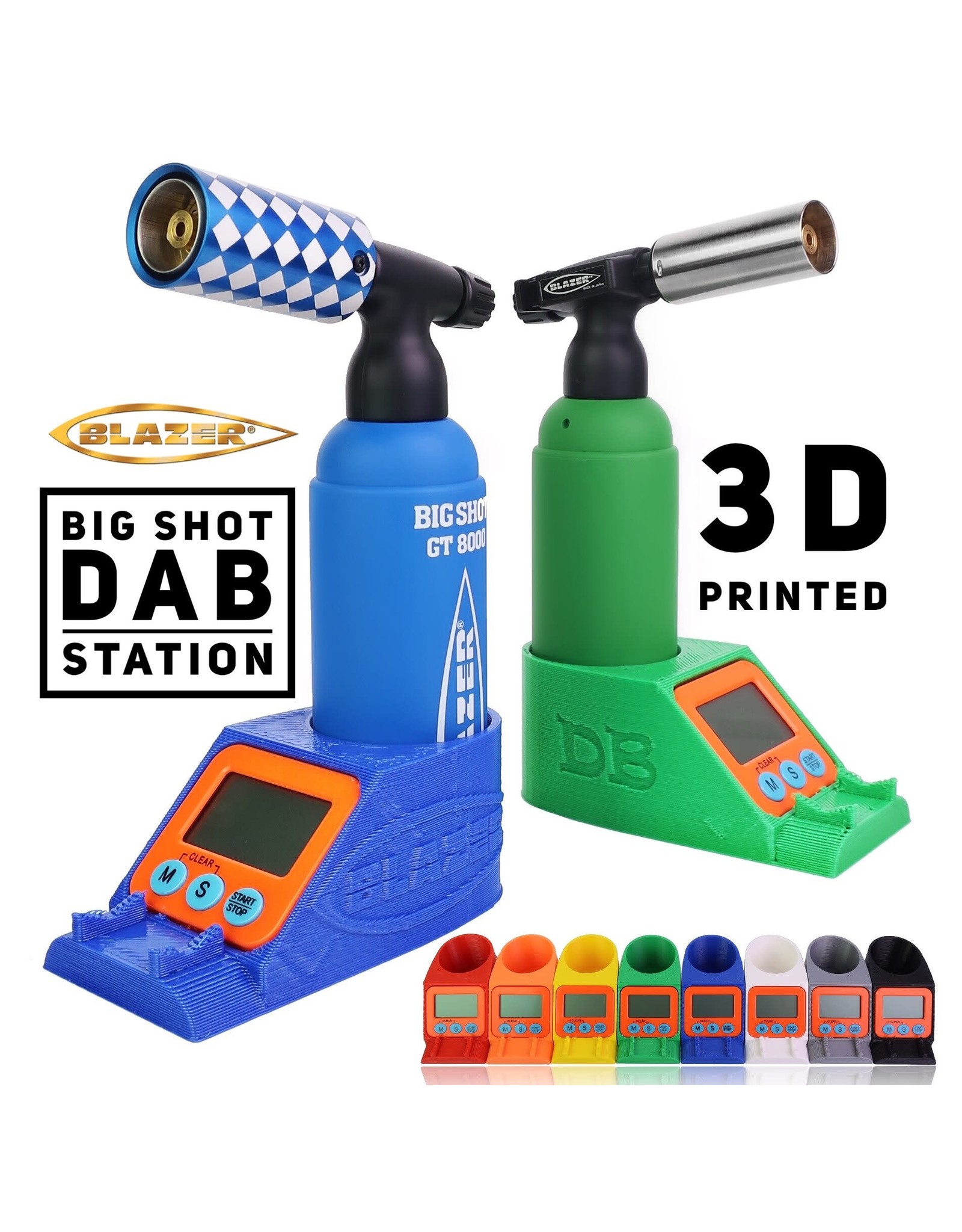 Blazer Blazer Big Shot 3D Printed Dab Station w/ Timer