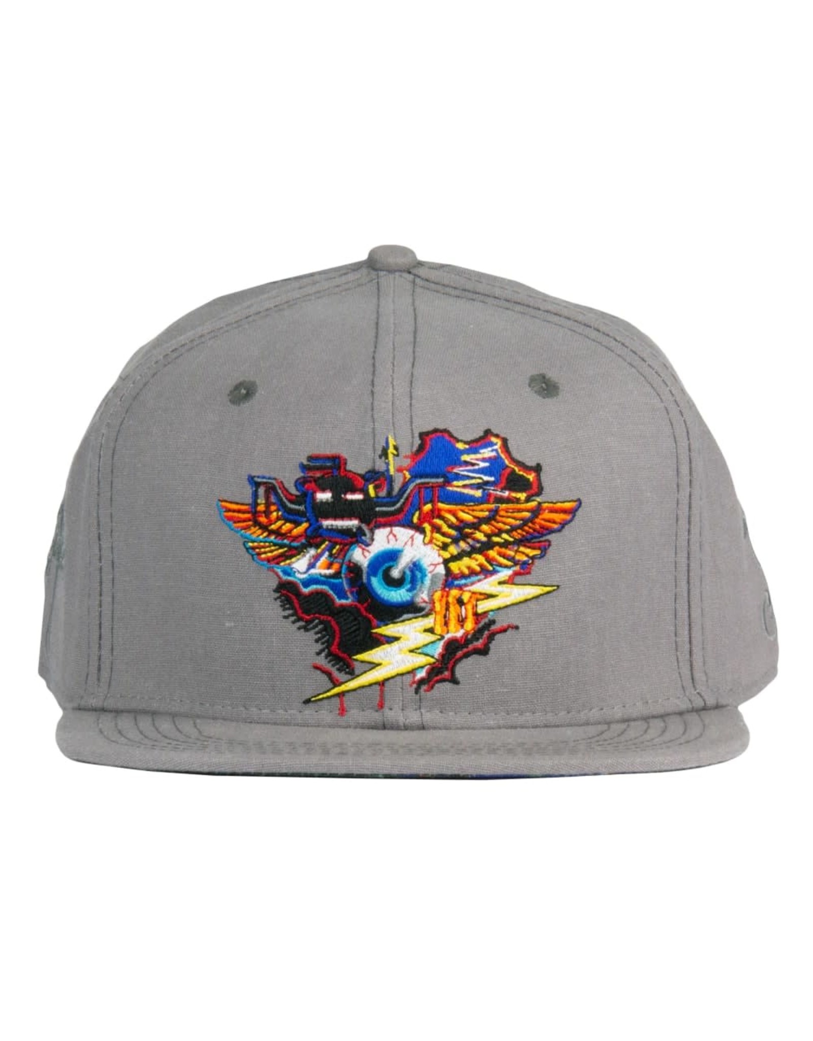 Rick Griffin Hopi Mask Gray Snapback Hat L/XL