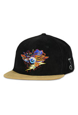 Rick Griffin Hopi Mask Black Tan Strapback Hat