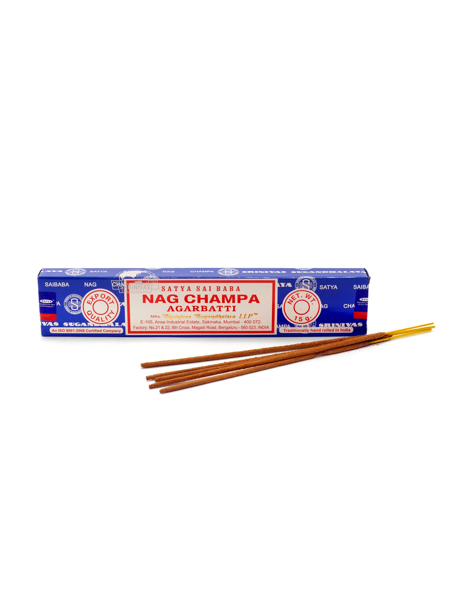 Satya Sai Baba 15 Gram Satya Sai Baba NAG CHAMPA Incense Sticks