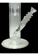 Borosyndicate Boro 12" 50mm Straight Tube With Ice Pinch