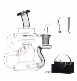 Bear Quartz Bear Quartz Cycler Box Set Smokey Black With 25mm Banger