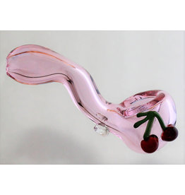 Hypnotized Glass 3.5" Cherry Sherlock Pipe