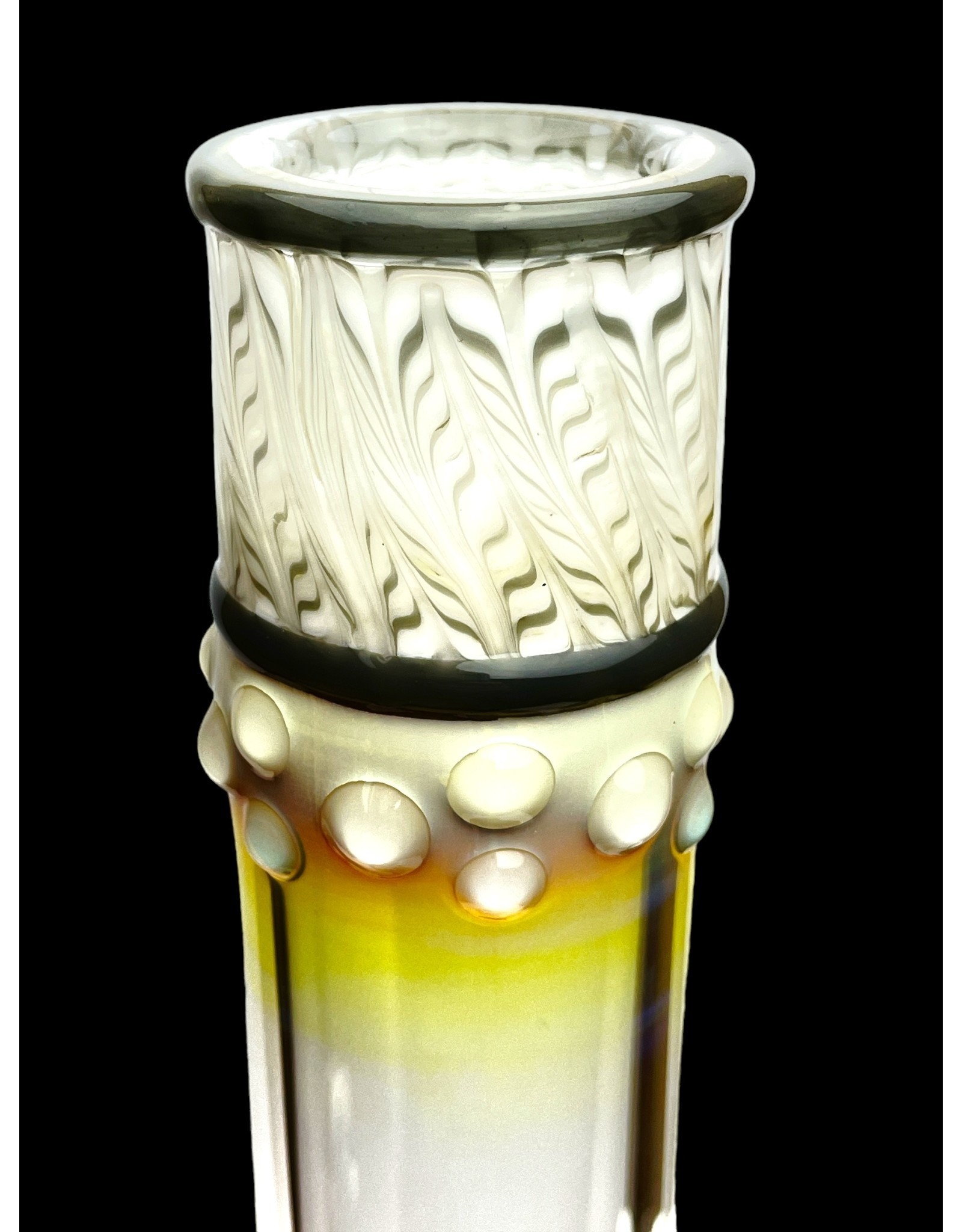 Trident Glass Trident Glass Mini Phat Mamma With Shark Single Ball 50mm x 5mm 15-17" Tall