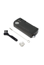 Solo Pipe Solo Pipe Gun Metal w/ Built-in Lighter & Glass Bowl | 3.75" Solo Pipe Solo Pipe Gun Metal w/ Built-in Lighter & Glass Bowl | 3.75"