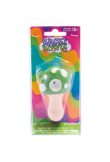 Wacky Bowlz Wacky Bowls Mushroom Ceramic Pipe Green 3.5"