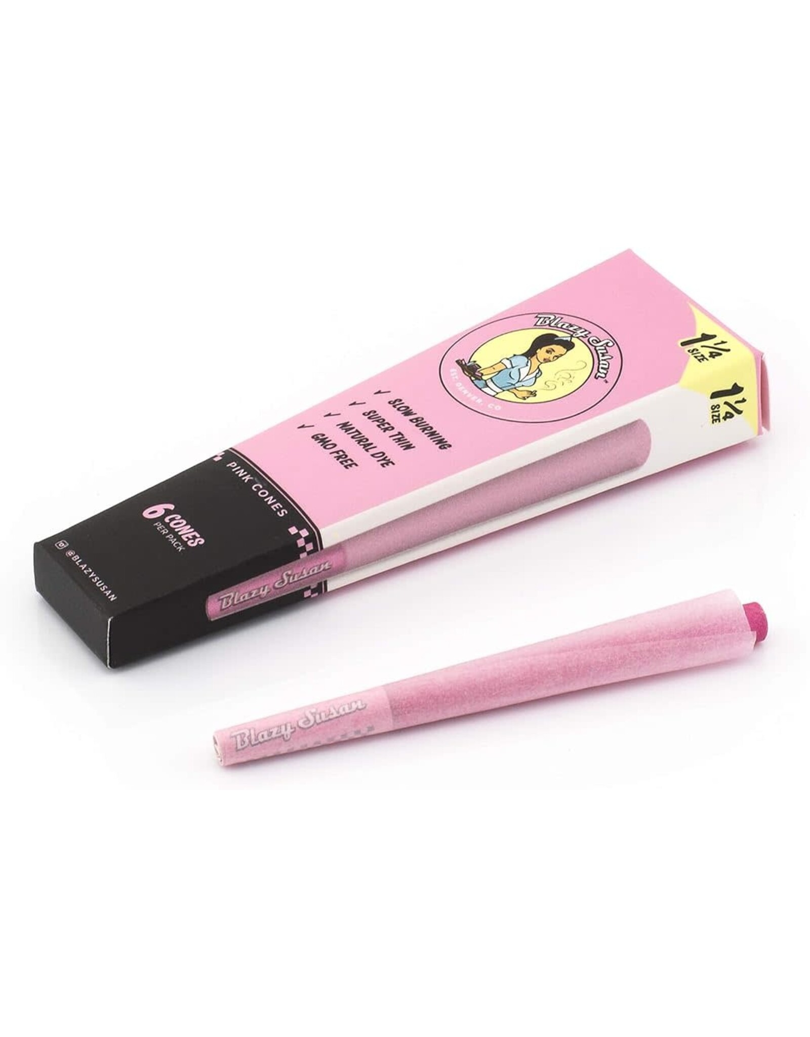 Blazy Susan Blazy Susan Pink 1 1/4 6pcs Cones