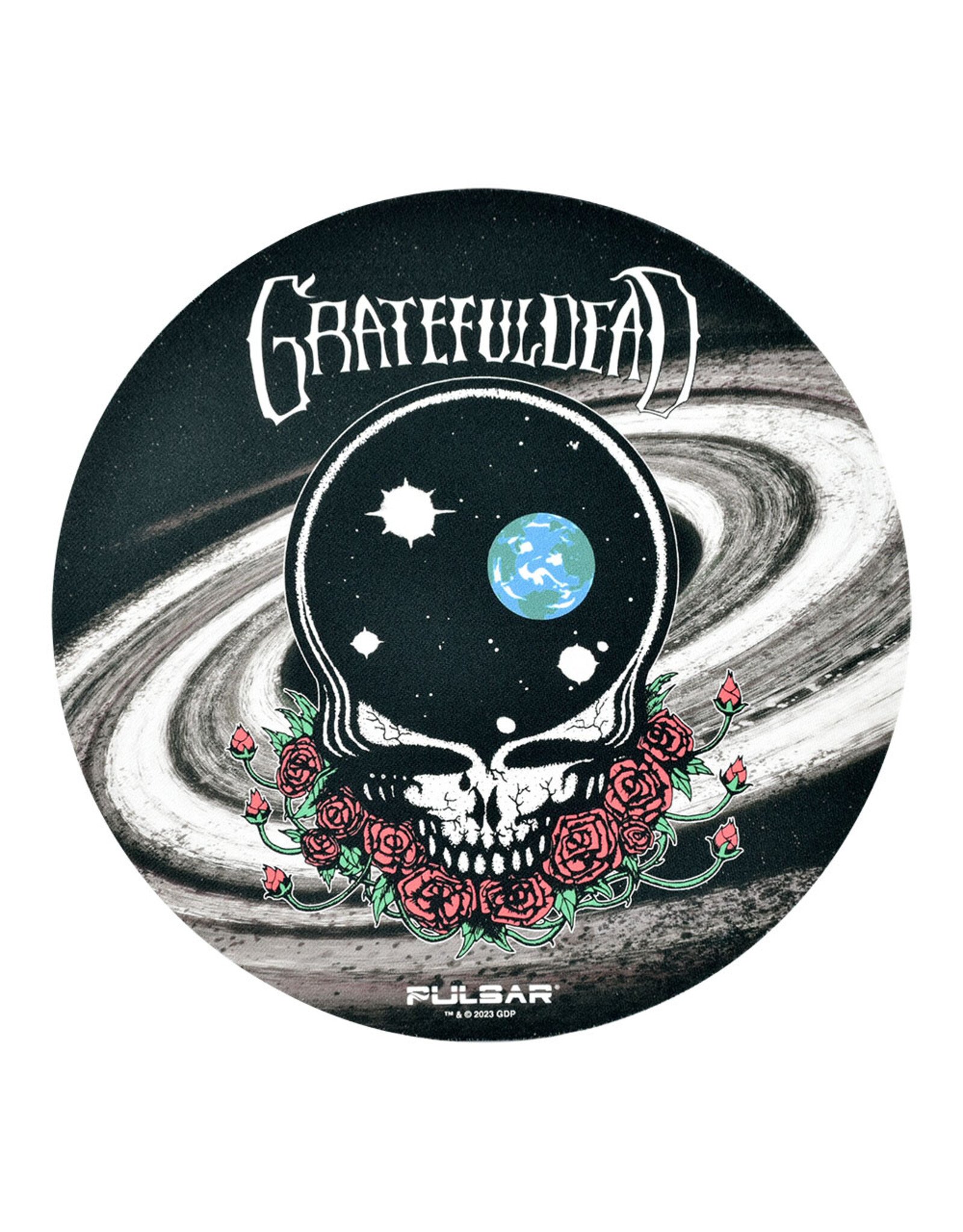 Pulsar Grateful Dead Dab Mats (Round) - 8" Space Your Face