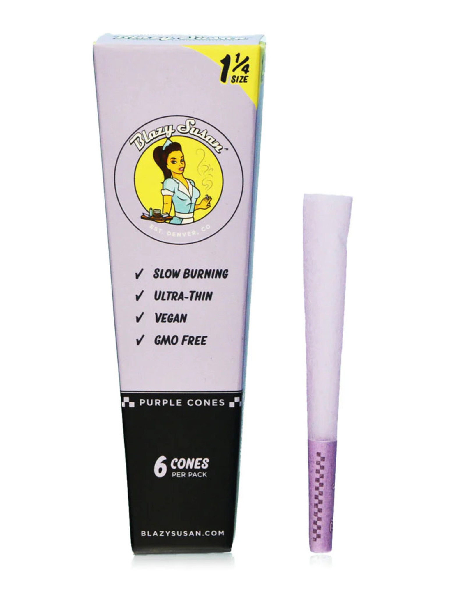 Blazy Susan Blazy Susan Purple 1 1/4 Cones 6 Pack