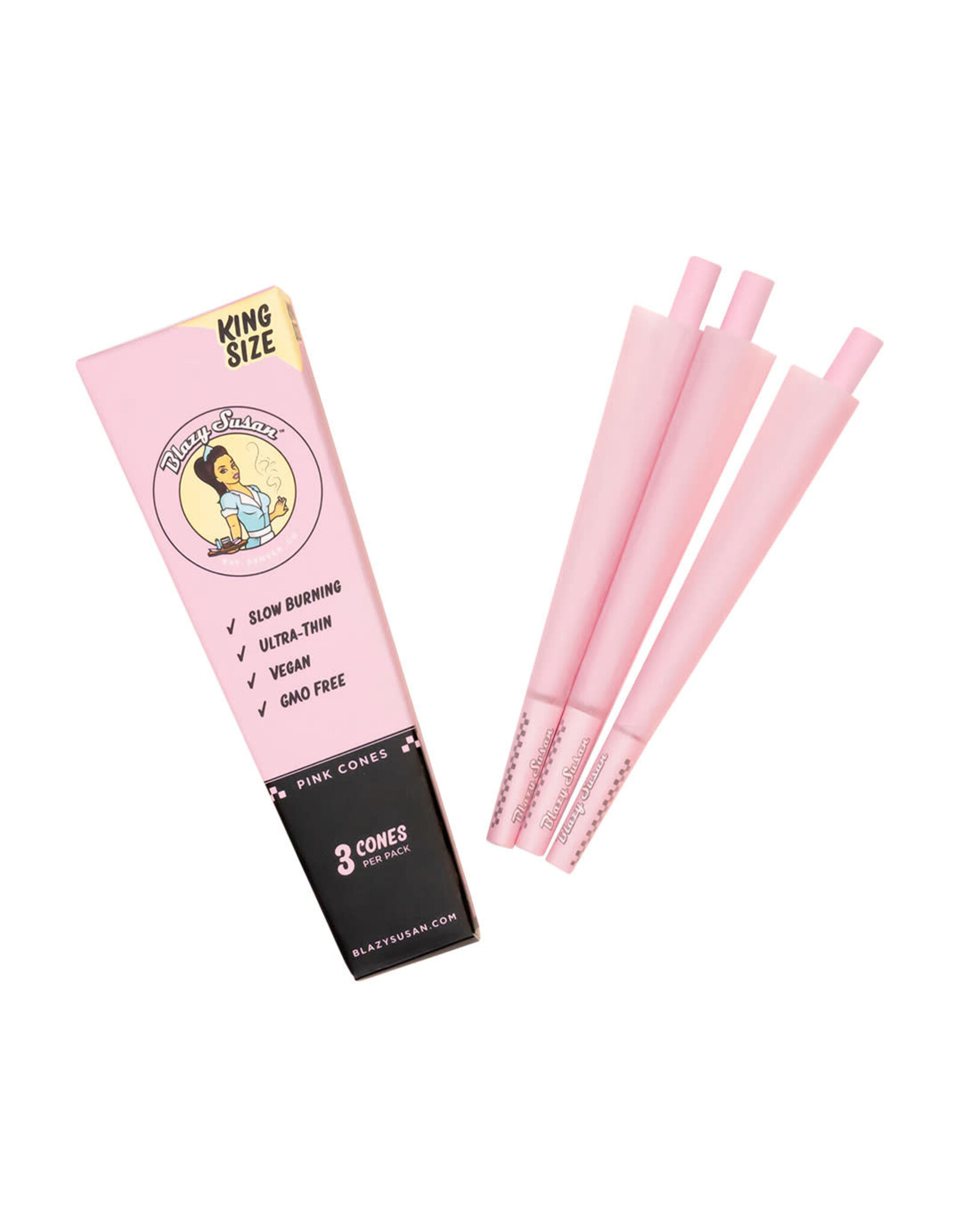 Blazy Susan Blazy Susan Pink King Size 3pcs Cones