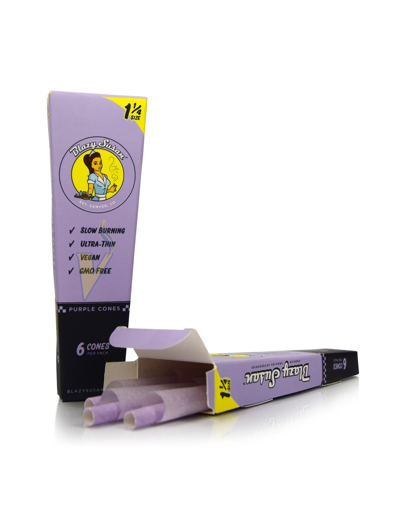 Blazy Susan Blazy Susan Purple 1 1/4 Cones 6 Pack