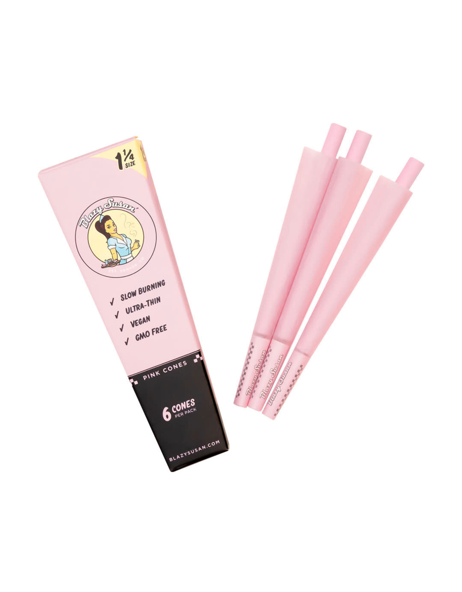 Blazy Susan Blazy Susan Pink 1 1/4 6pcs Cones