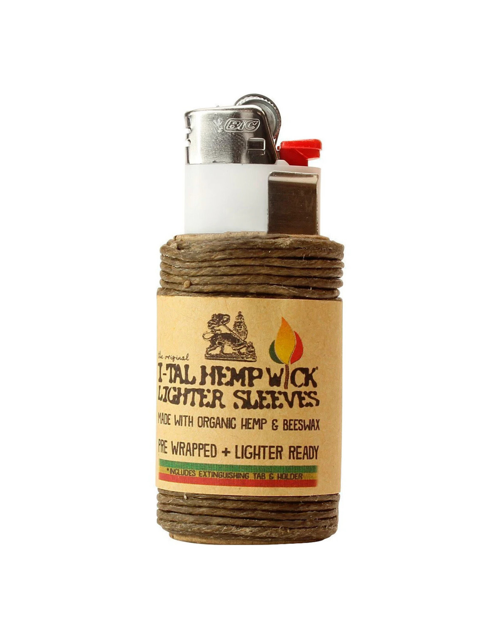 I-Tal I-Tal hemp wick Bic lighter sleeve 15.5 ft