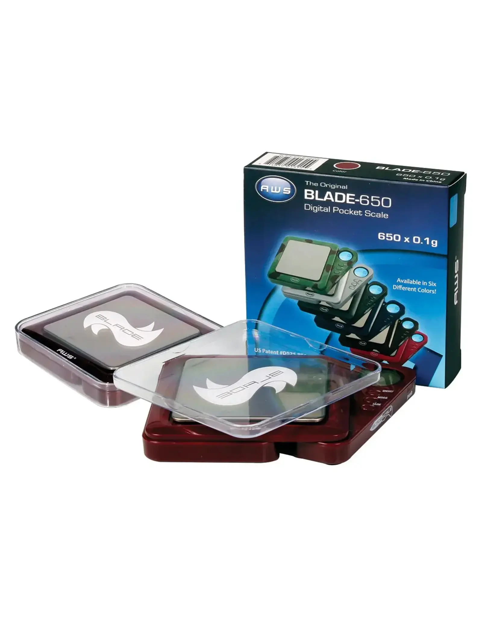 American Weigh AWS Blade-650 Digital Scale 650g x 0.1g Red