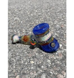 Blue Rainbow Hammer Cowboy Glass