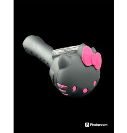 Hello Kitty Black Silicone Handpipe 3.5"