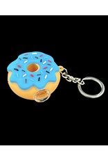 Silicone Donut One Hitter Keychain - 2" | Assorted Colors