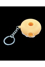 Silicone Donut One Hitter Keychain - 2" | Assorted Colors