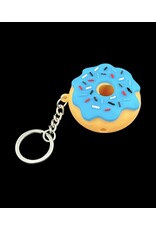 Silicone Donut One Hitter Keychain - 2" | Assorted Colors