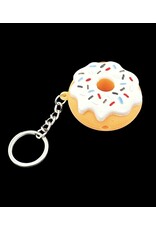 Silicone Donut One Hitter Keychain - 2" | Assorted Colors