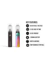 Yocan Wulf Orbit Concentrate Vaporizer Limited Edition Black & White  Splatter