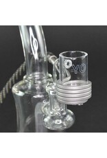 Yo Dabba Dabba Yo Dabba Dabba Quartz Enail Banger for 25mm Coil 14mm 90 Degree