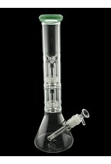 Hypnotized Glass 14" Double Matrix Beaker