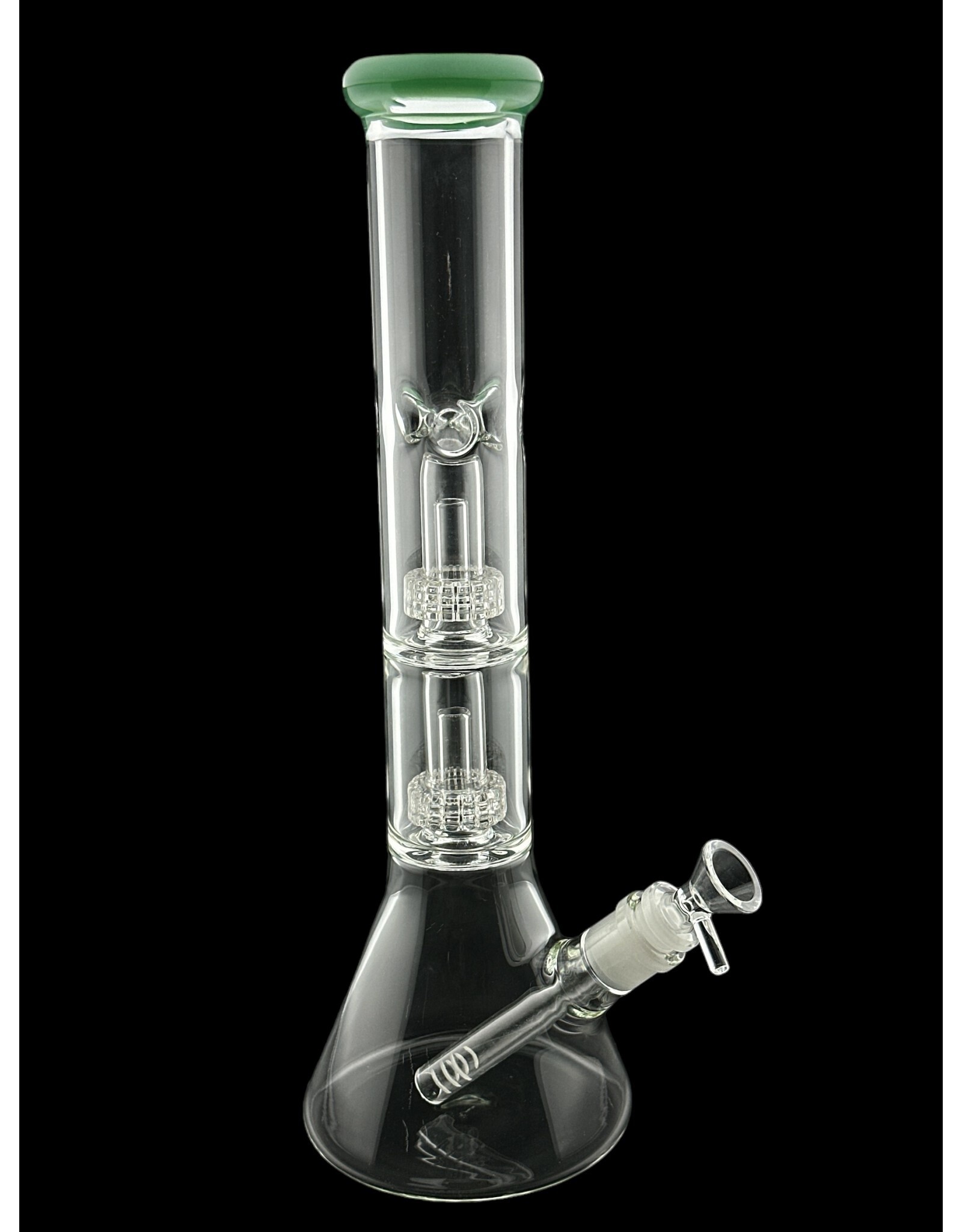 Hypnotized Glass 14" Double Matrix Beaker