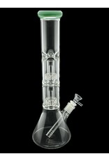 Hypnotized Glass 14" Double Matrix Beaker