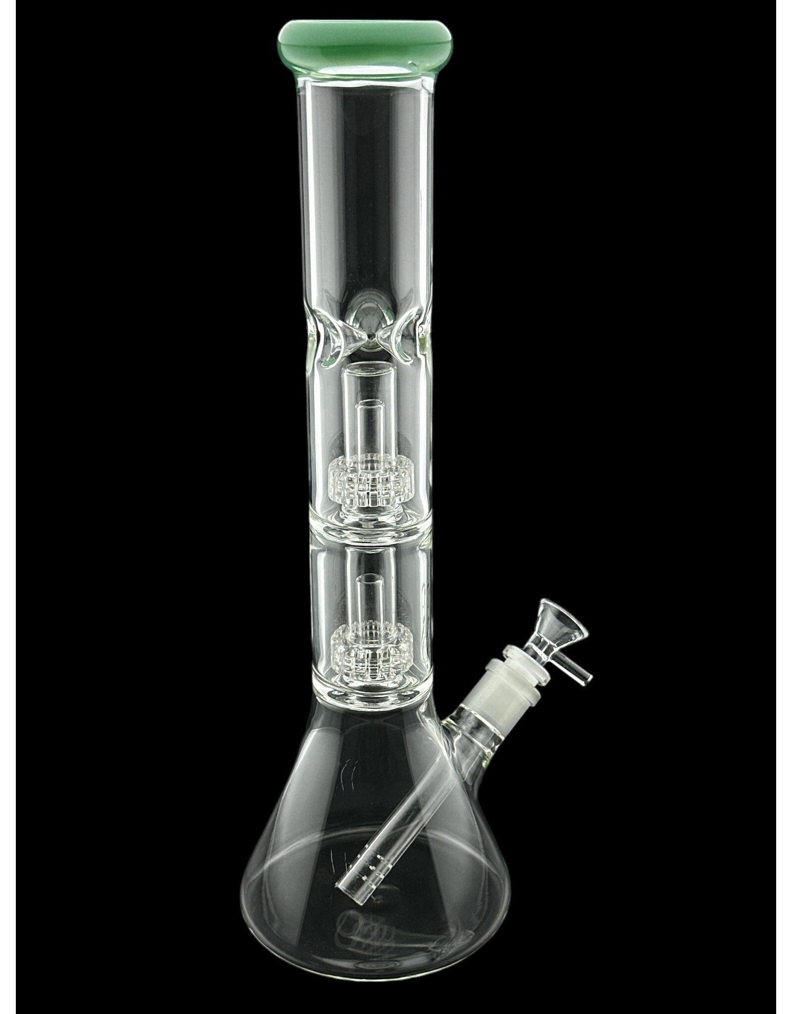 Hypnotized Glass 14" Double Matrix Beaker