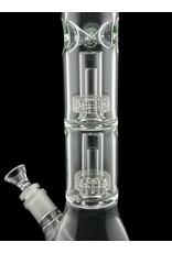 Hypnotized Glass 14" Double Matrix Beaker
