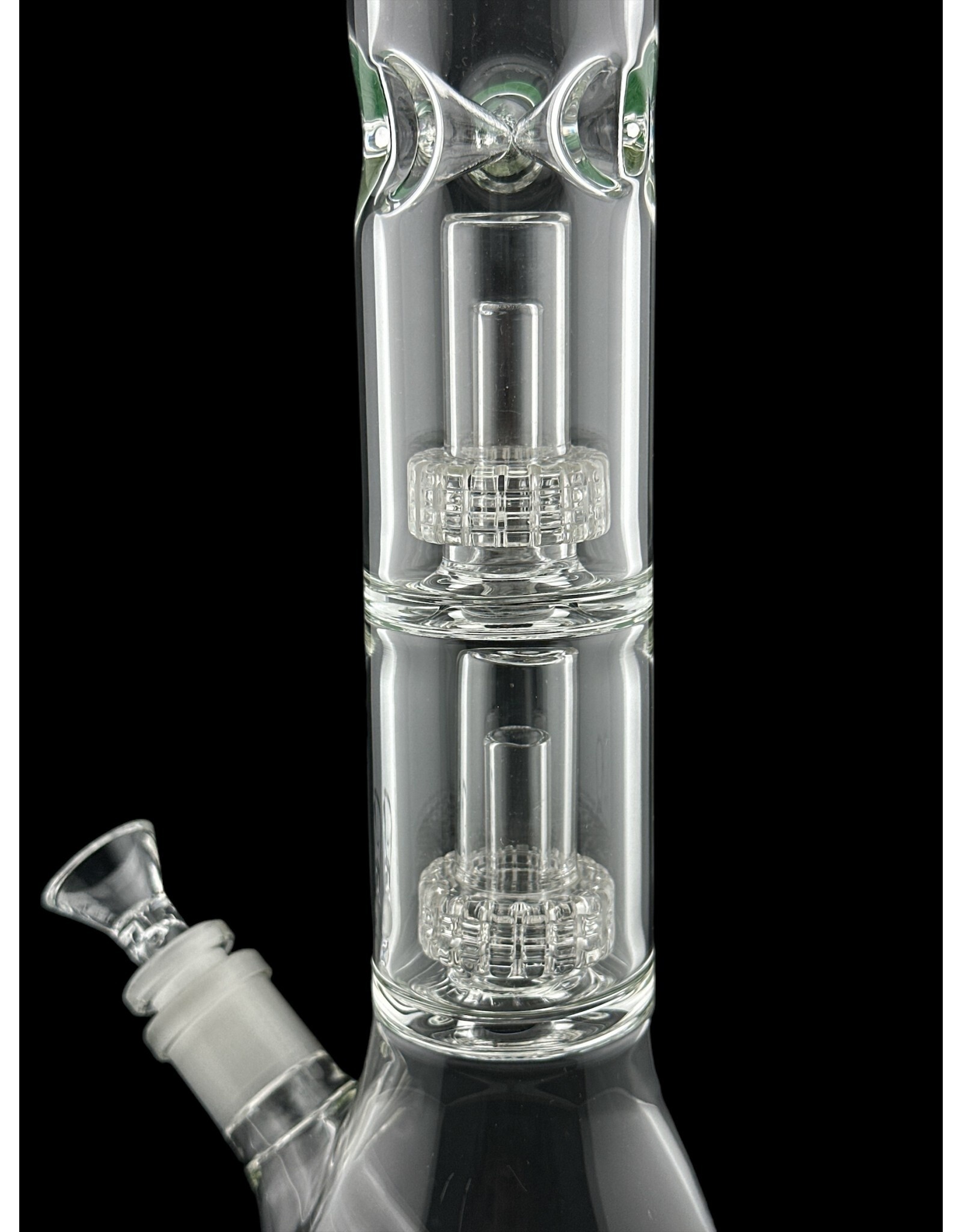 Hypnotized Glass 14" Double Matrix Beaker