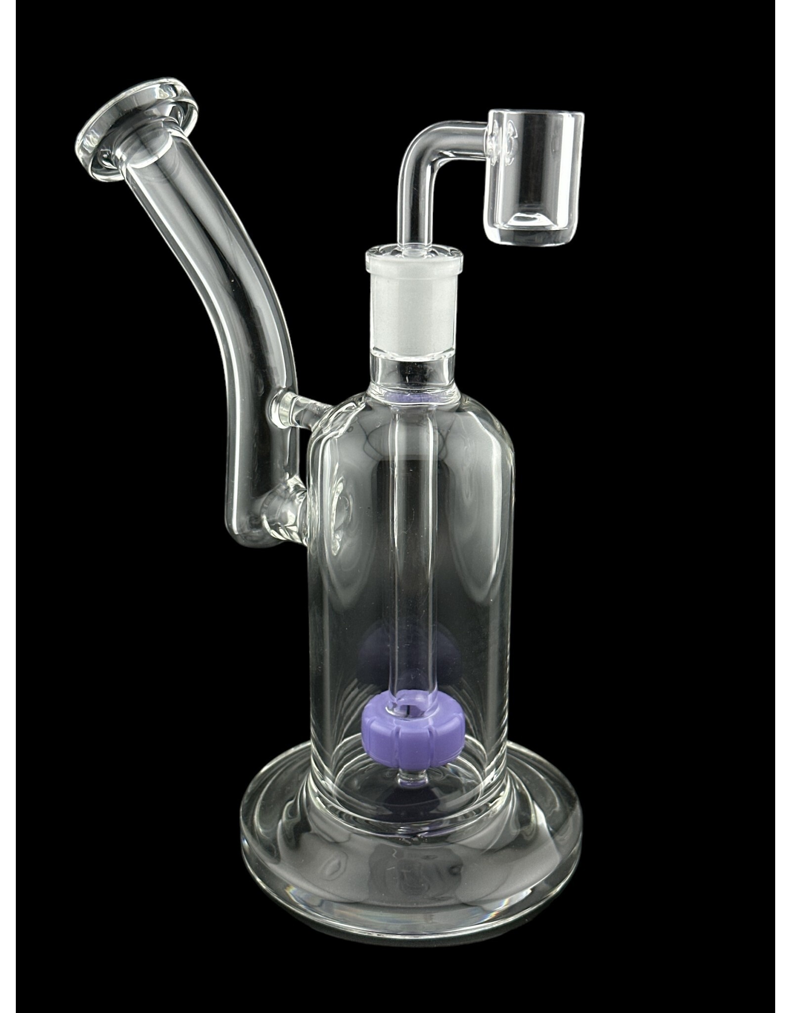 Hypnotized Glass 8" Shower Head Bubbler
