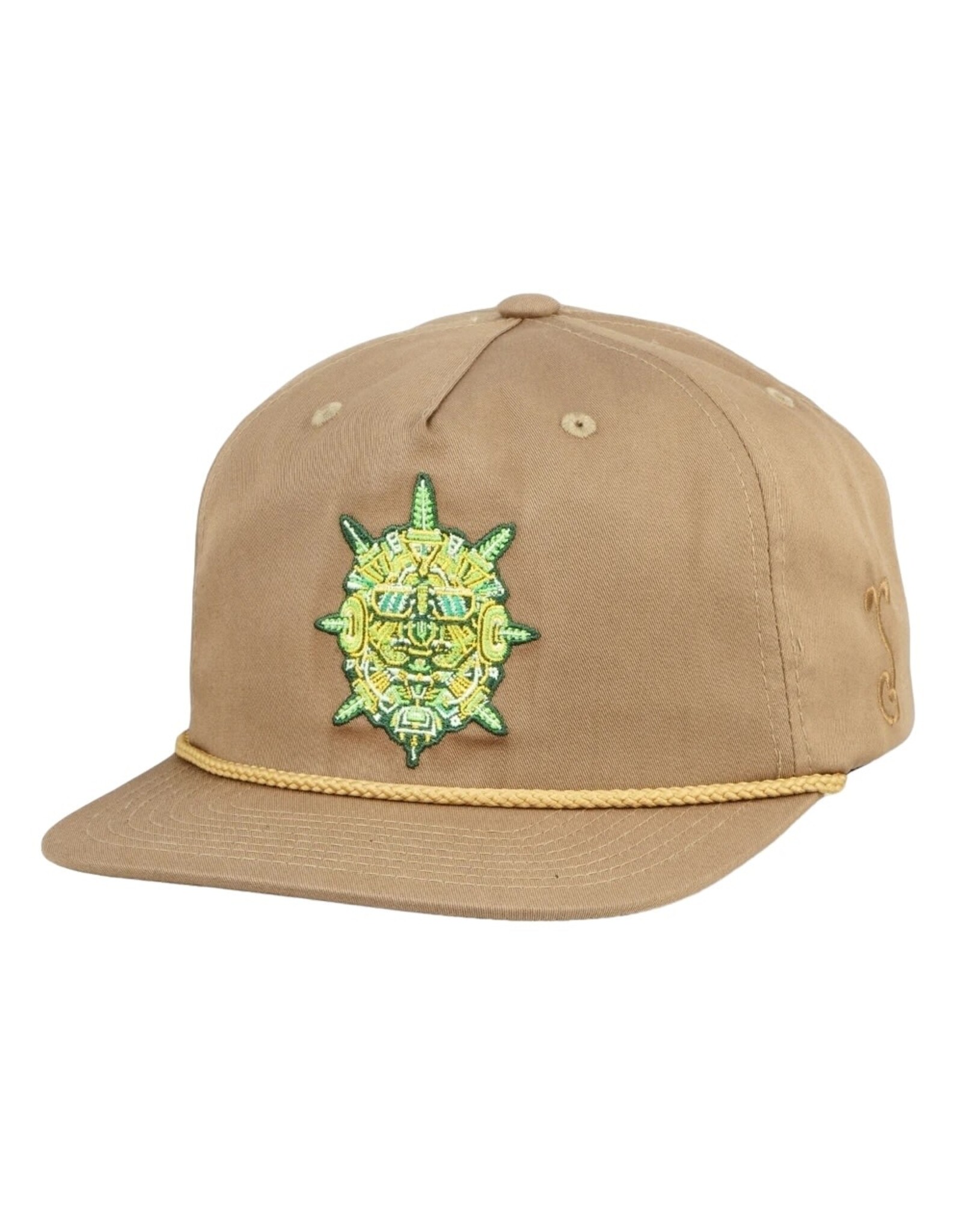 grassroots california chris dyer nugatron tan unstructured snapback grassroots hat