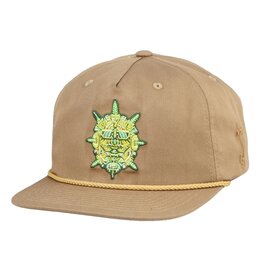 grassroots california chris dyer nugatron tan unstructured snapback grassroots hat