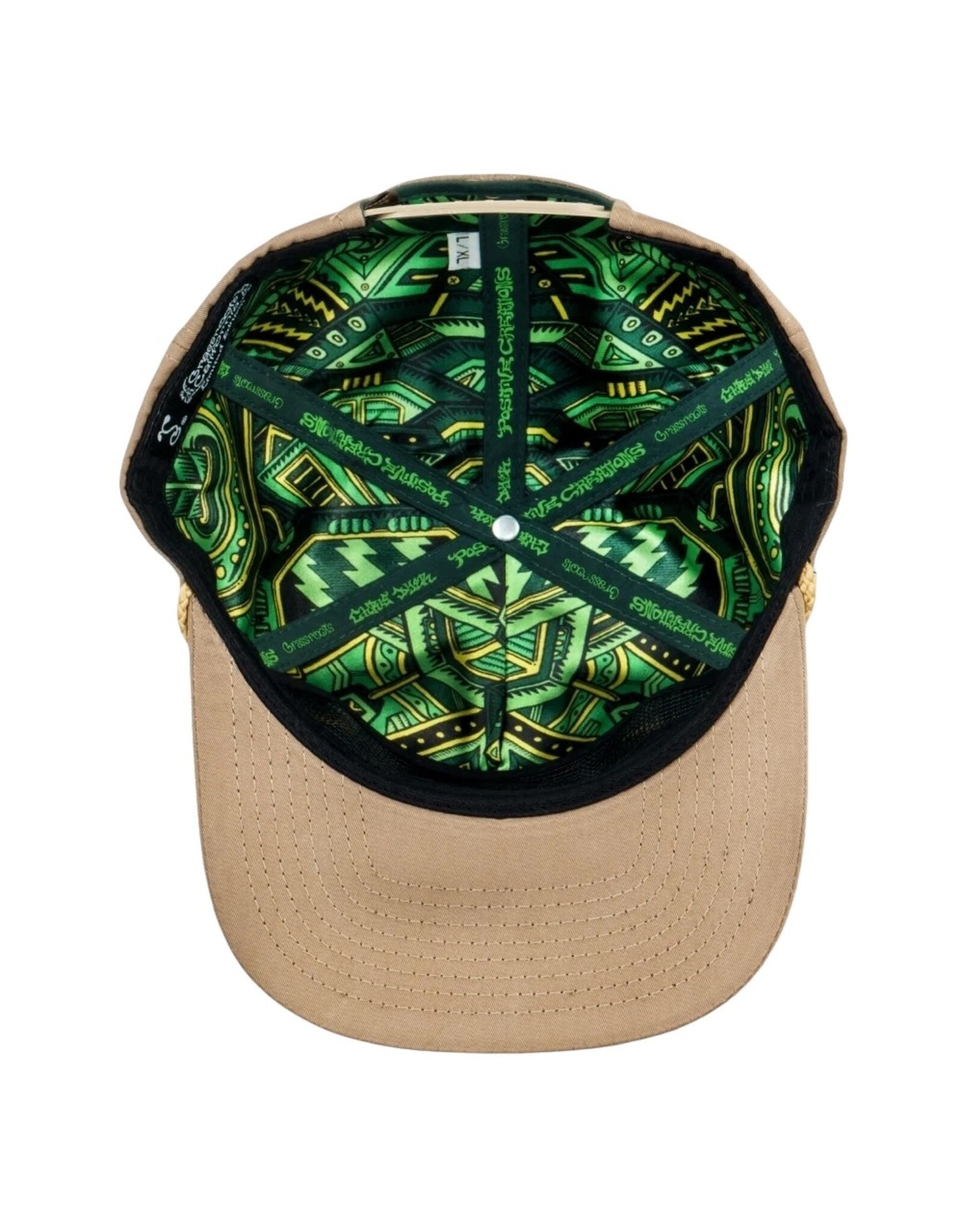 grassroots california chris dyer nugatron tan unstructured snapback grassroots hat