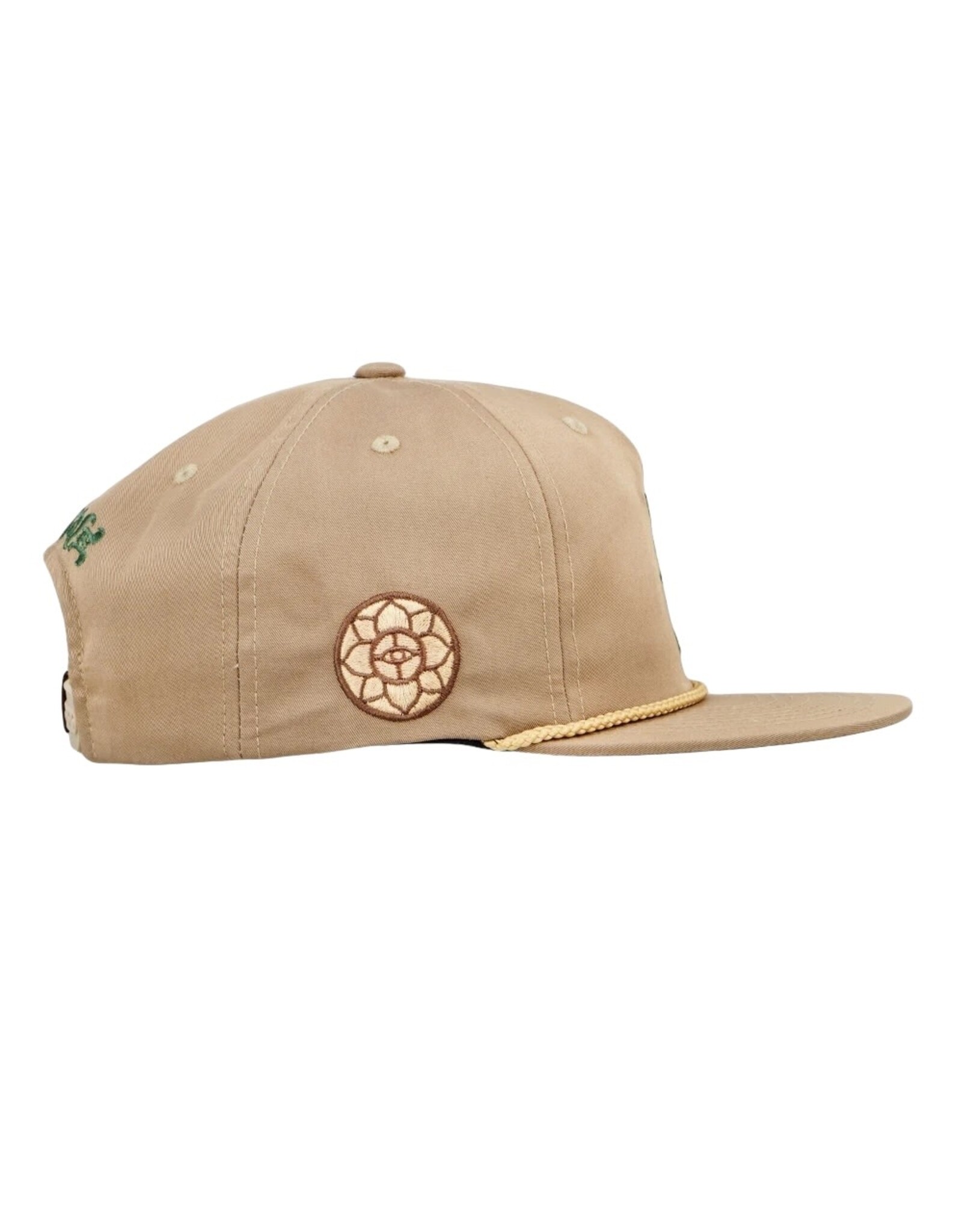 grassroots california chris dyer nugatron tan unstructured snapback grassroots hat