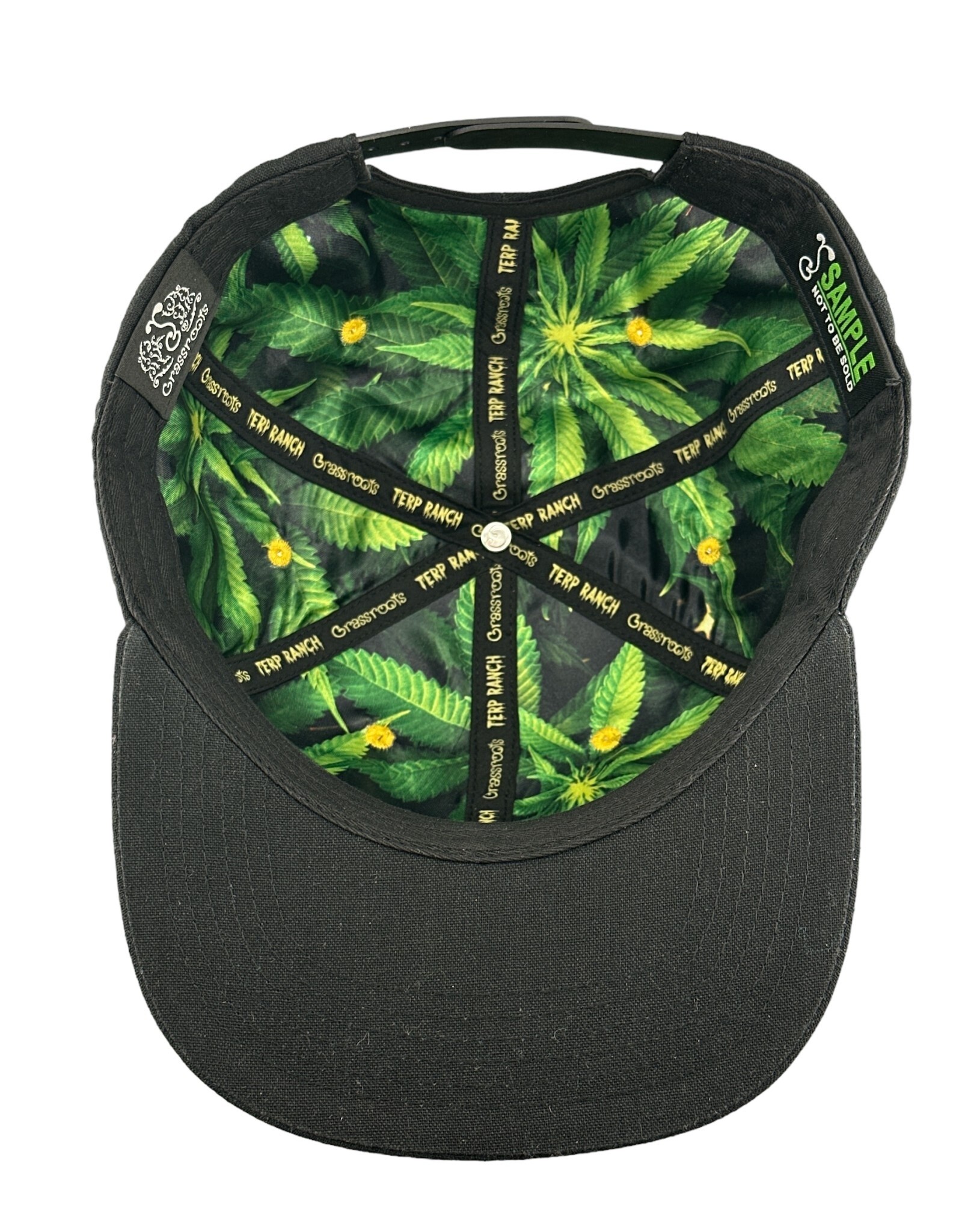 grassroots california Terp Ranch Black Snapback Grassroots Hat