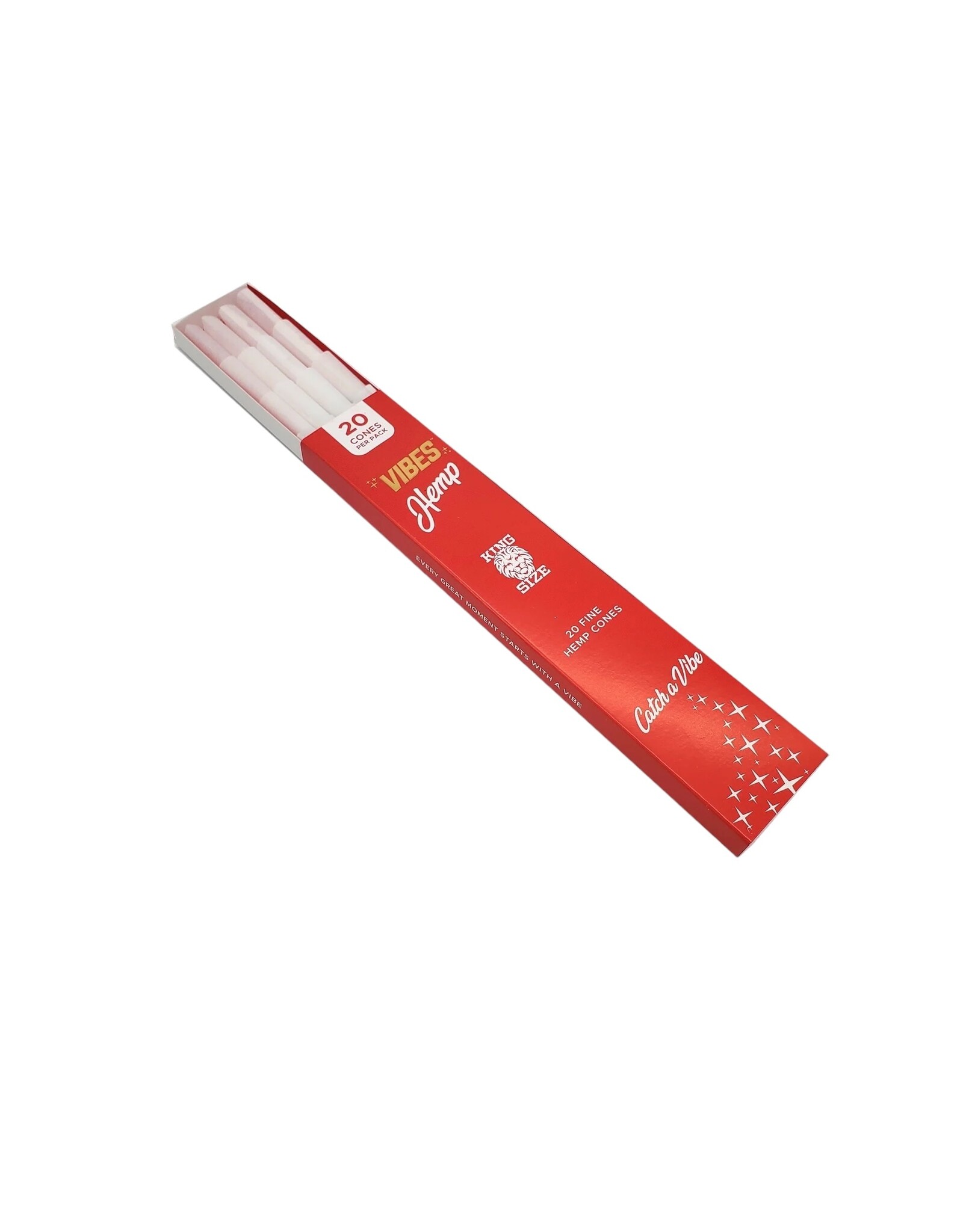Vibes Papers Vibes Hemp King Size Cone 20 Per Pack