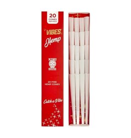 Vibes Papers Vibes Hemp King Size Cone 20 Per Pack