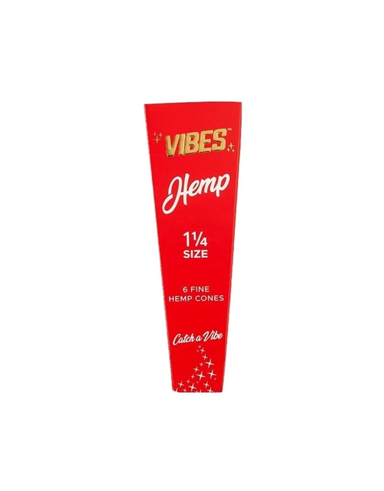 Vibes Papers Vibes Hemp 1 1/4 Cone 6 Per Pack