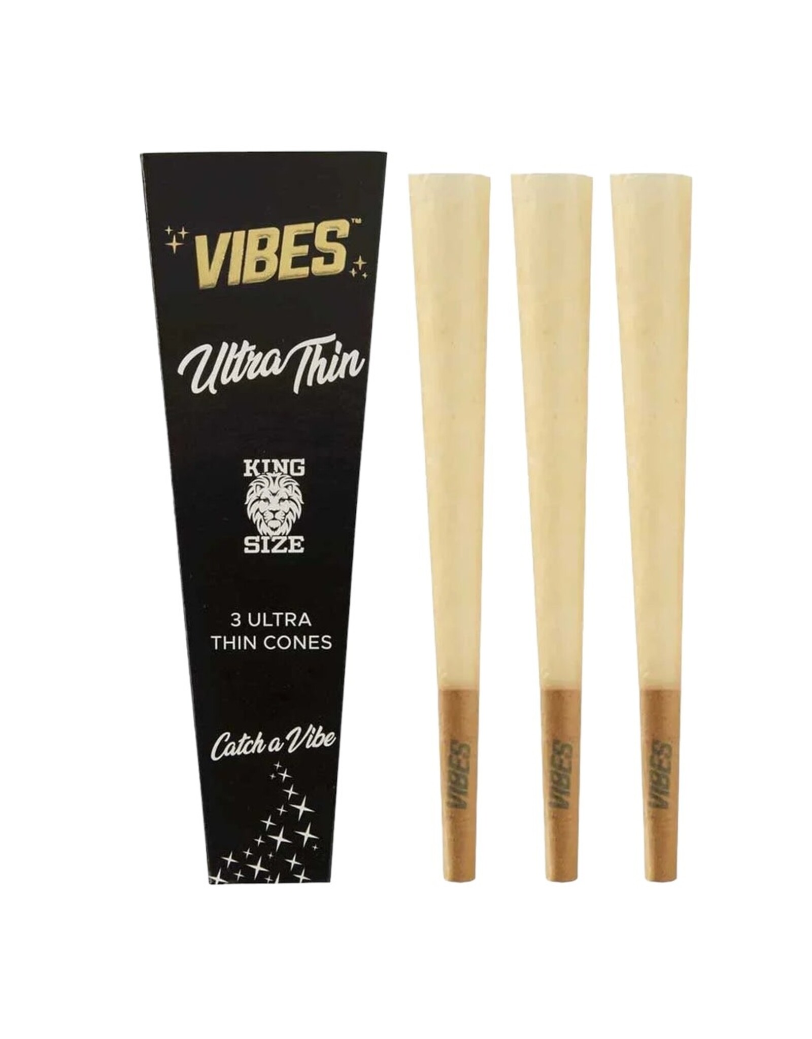 Vibes Papers Vibes Ultra Thin King Size Cone 3 Per Pack