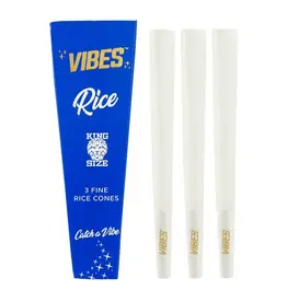 Vibes Papers Vibes Rice King Size Cone 3 Per Pack