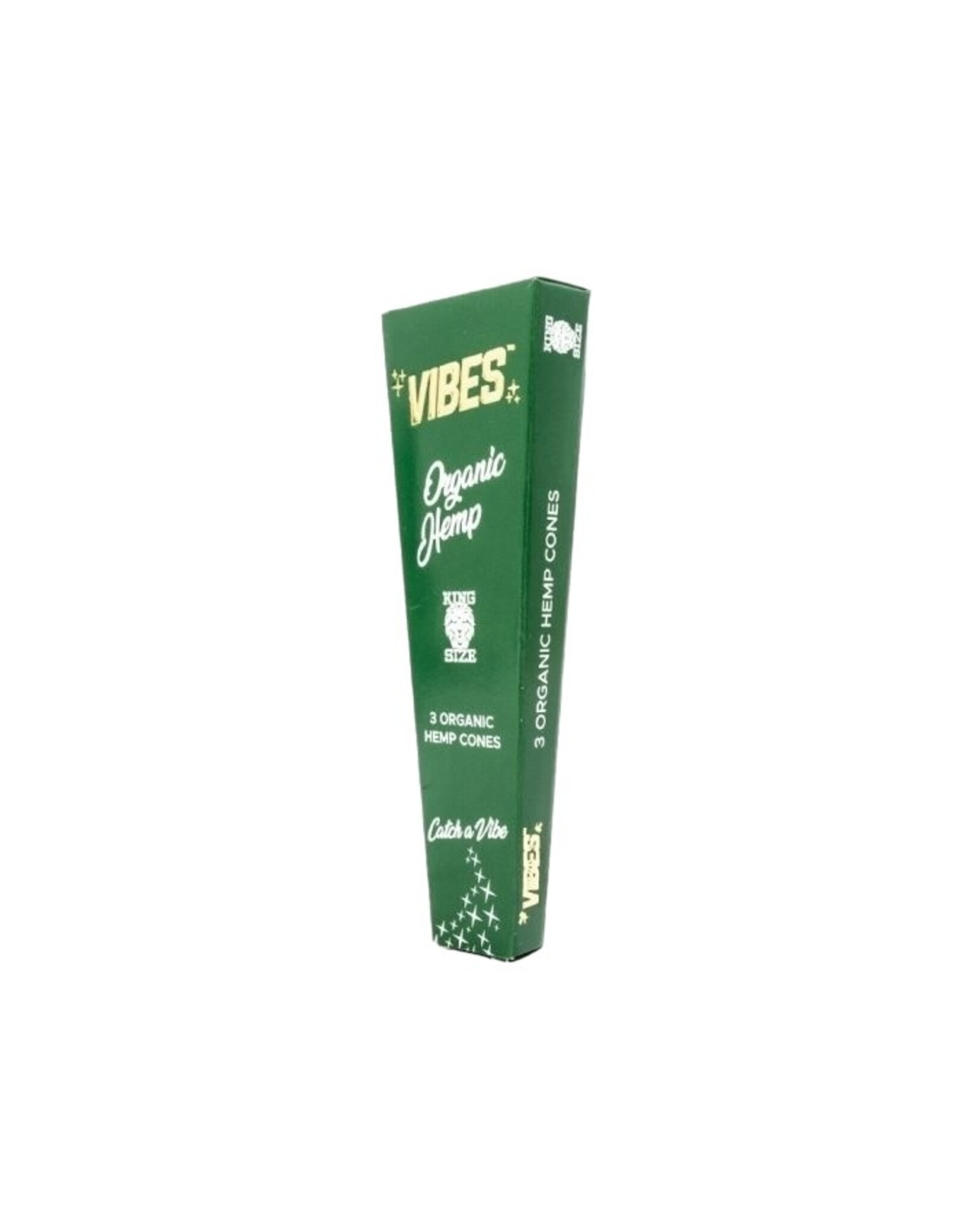 Vibes Papers Vibes Organic Hemp King Size Cone 3 Per Pack