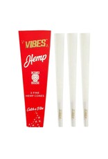 Vibes Papers Vibes Hemp King Size Cone 3 Per Pack