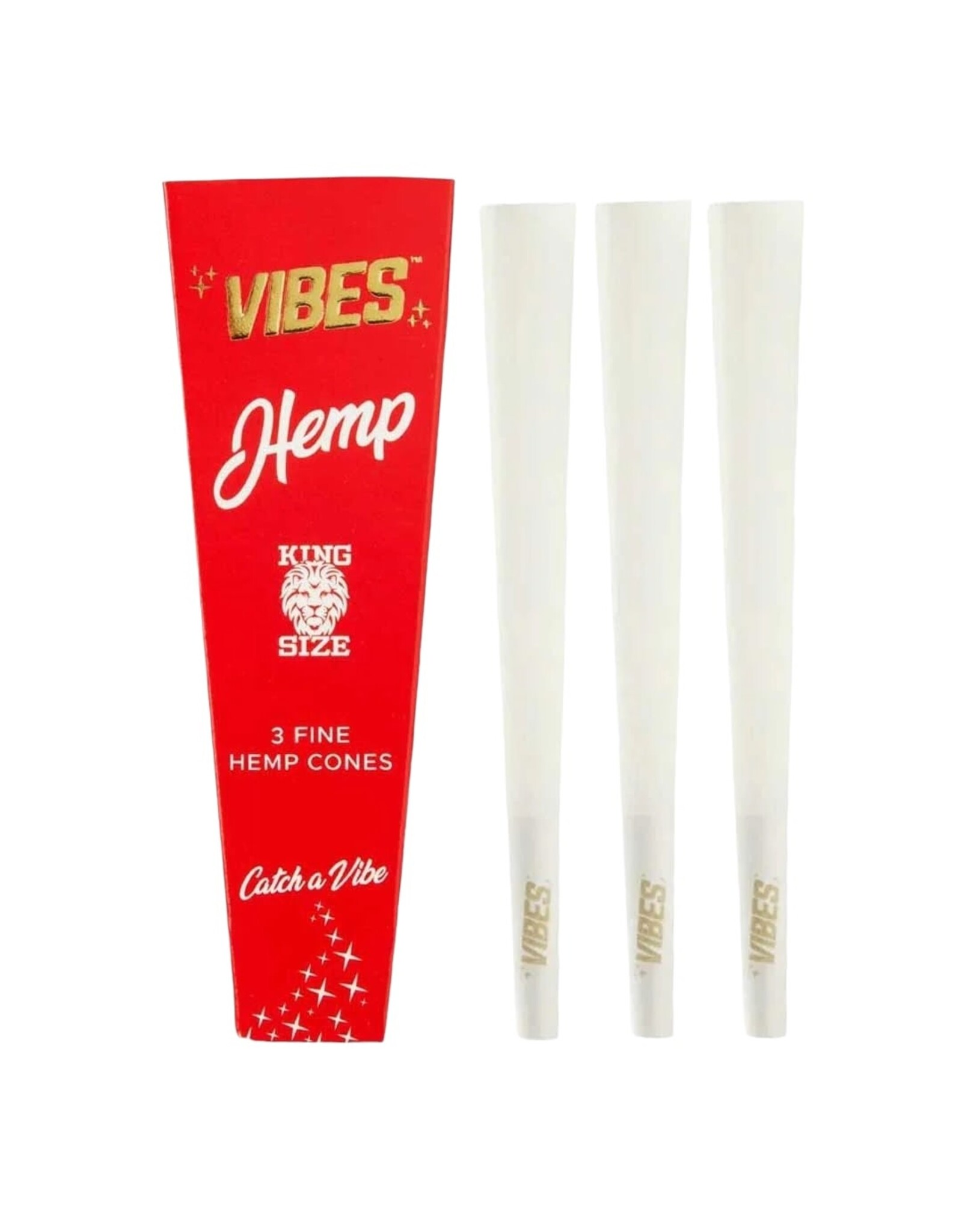 Vibes Papers Vibes Hemp King Size Cone 3 Per Pack