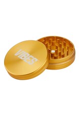 Vibes Papers Vibes Aluminum 2pc Grinder 2.5' Gold